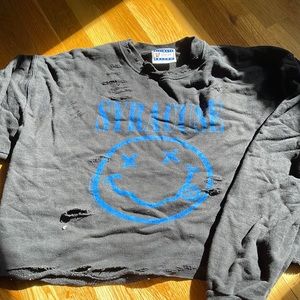 Snipped Syracuse Sweatshirt